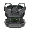 Bluedio S6 Sports Wireless Bluetooth Earphones - Black - 1