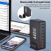 440W GaN USB Power Adapter Travel Charger with 3 x USB, 5 x PD Port - 4