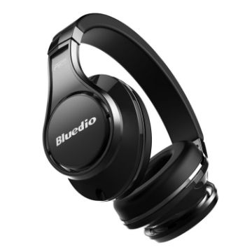 Bluedio UFO 8 Speaker Headband Bluetooth Headset - Black - 1
