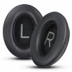 BOSE QC45 Headphone Sponge Earmuff Leather Cover - Black - 1