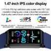 Smart Healthy Sports Bracelet - Uric Acid Blood Lipid Monitoring (Pink) - 3