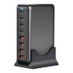 YMX-320W GaN 320W USB x 4 Fast Charger - US Plug (Grey) - 3