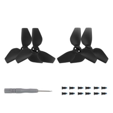 Sunnylife 2016S Drone 3-Blade Propeller, 2 Pairs (Black) - 1