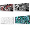 Large Abstract Mouse Pad Gamer Office Computer Desk Mat, Size: 400 x 900 x 2mm - 2