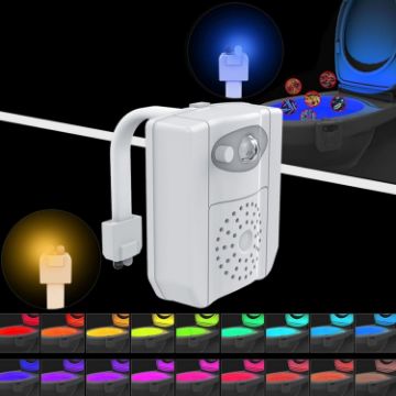 16-colors PIR Motion Sensor + Light Sensor UV Sterilization Aromatherapy LED Light - 1