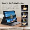 Ulefone Smart Book Cover PU Leather Case for Tab A11 Pro - Grey - 8