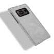 Shockproof Grey Case for Sharp Aquos R6 SH-51B - Litchi Texture PC + PU - 3