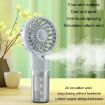 Yellow USB Rechargeable Handheld Misting Fan - Portable Hydration Fan - 8