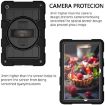 Samsung Galaxy Tab A9+ Silicone Hybrid PC Shockproof Tablet Case with Shoulder Strap - 4