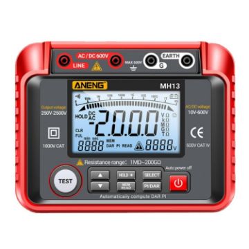 ANENG MH13 Insulation Resistance Tester - High Voltage Digital Electronic Meter - 1