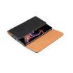 Black Leather Waist Pack for 6.3" Smartphones - 4