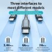 ROMOSS 3-In-1 66W 6A USB Charging Cable 1M Blue - 4