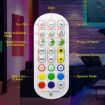 2.4G Remote Control LED Light Strip, 10m 140 LEDs - 5