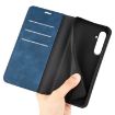 Samsung Galaxy A55 Retro-skin Leather Phone Case - Dark Blue - 6