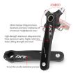 JIANKUN IXF Mountain Bike Hollow Crank Modified + Bottom Bracket Black - 2