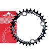 MOTSUV Narrow Wide Chainring MTB Bicycle 104BCD Tooth Plate - Black - 2