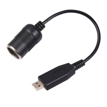 Car Converter USB Port to Car Cigarette Lighter Socket Female Adapter - 1