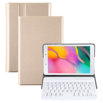 Ultra-thin Magnetic Bluetooth Keyboard Case for Galaxy Tab A 8.0 2019 - Gold - 1