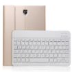 Ultra-thin Bluetooth Keyboard Leather Case for Galaxy Tab S4 10.5 - Gold - 2