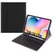 Samsung Galaxy Tab S6 Lite Bluetooth Keyboard Leather Case - Black - 1