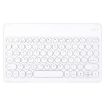Samsung Galaxy Tab S6 Lite Bluetooth Keyboard Leather Case - Gold+White - 3
