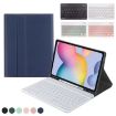 Green Bluetooth Keyboard Leather Case for Samsung Galaxy Tab S6 Lite - 7