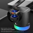Foldable Wireless Charger Bluetooth Speaker - White - 7