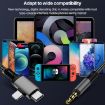 2 in 1 8 Pin USB-C to 3.5mm Car AUX Audio Adapter Cable 1m Grey - 9