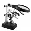 5 LED Auxiliary Clip Magnifier with Soldering Stand & Two Magnifier - 3