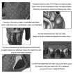 GHOST RACING Motorcycle Riding Gloves, Size L - Black - 4