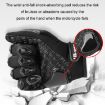 GHOST RACING Motorcycle Riding Gloves, Size M - Black - 6