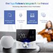 Electric Heating WiFi Smart Home LED Thermostat with Matter (White) - 7