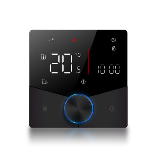 BHT-009GALW-MT Water Heating WiFi Smart Thermostat (Black) - 1