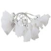 Halloween Fabric Ghost String Lights LED - 1.5m 10 Lights White - 2