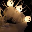 Halloween Fabric Ghost String Lights LED - 1.5m 10 Lights White - 5