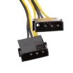 20cm IDE Power Dual Large 4Pin To EPS 8Pin CPU Supply Cable - 5