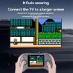 Q8 Handheld Game Console 3.0 Inch Screen TV Connection 800 Games Transparent Gray - 7