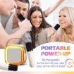 Outdoor Wireless Karaoke Speaker with Dual Mic Blue - 2