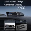 Head-up Display OBD Multi-function Vehicle Instrument Oil Temperature Gearbox Monitoring Screen - 9