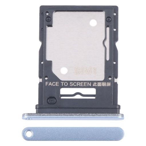 Original SIM Card Tray + SIM/Micro SD Card Tray for Xiaomi Redmi 13 4G (Blue) - 1