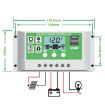 30A 12V PWM Solar Cell Panel Charger Controller for Lithium-ion Lead-acid Battery - 5