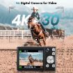 DC308 4K HD Dual-Camera Digital Camera 16X Zoom AU Plug (White) - 4
