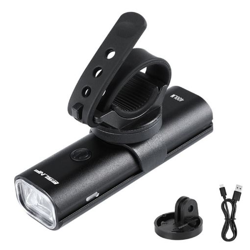 ESLNF Mountain Bike Headlight Waterproof Aluminum USB Charging - 1