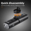 ESLNF Mountain Bike Headlight Waterproof Aluminum USB Charging - 7