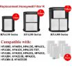 Honeywell HPA300/200/100 Air Purifier Filter Replacement Parts R1 - 5