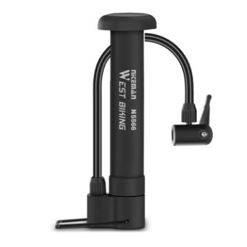 WEST BIKING Mini Bicycle Pump - Black - 1