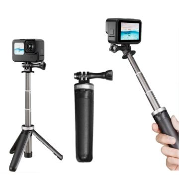 TELESIN Mini Desktop Selfie Tripod for Sports Camera - Height Adjustable - 1