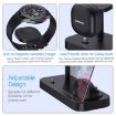 White B25 Type-C 4-in-1 Charging Stand Phone Holder for Samsung Watch/Galaxy Buds - 4