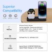 White B25 8 Pin Charging Stand for Apple Watch/AirPods - 5