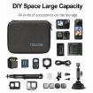 TELESIN Sports Camera Accessories Storage Bag for GoPro HERO - 3